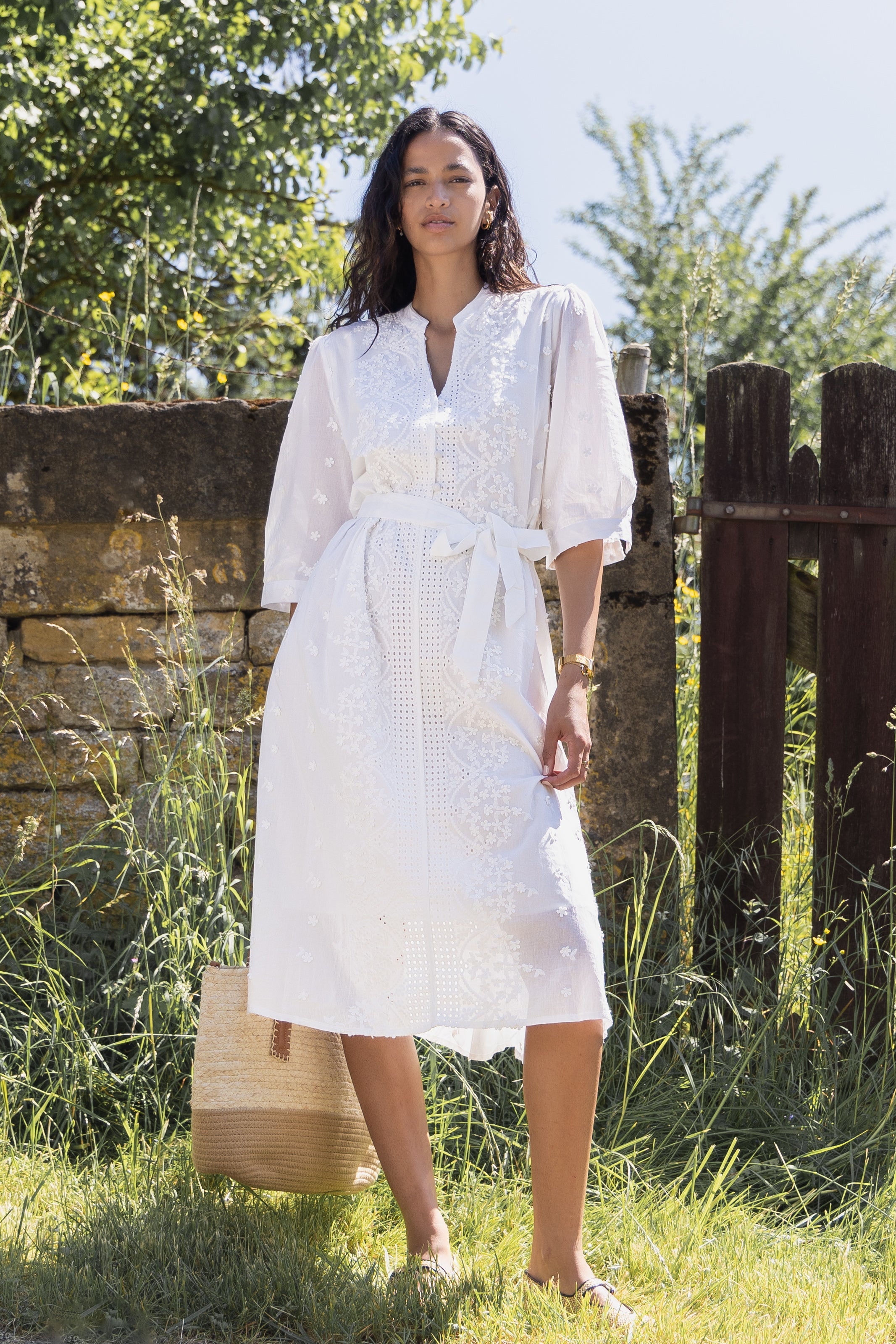 ROBE BLANCHE ÉLINA RDG