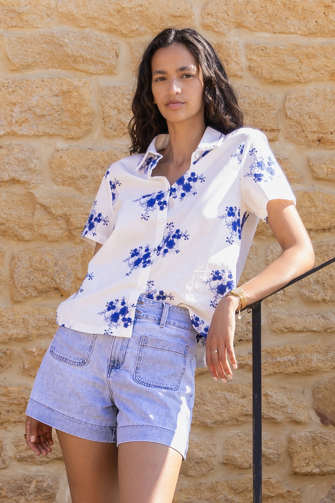 CHEMISE BRODÉE FLORA Not specified