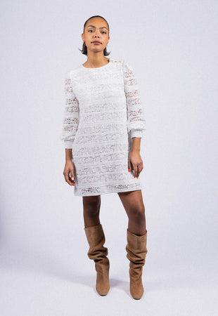 ROBE COURTE EN DENTELLE LIVIA RDG
