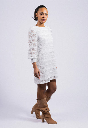 ROBE COURTE EN DENTELLE LIVIA RDG
