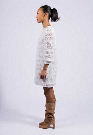 ROBE COURTE EN DENTELLE LIVIA RDG