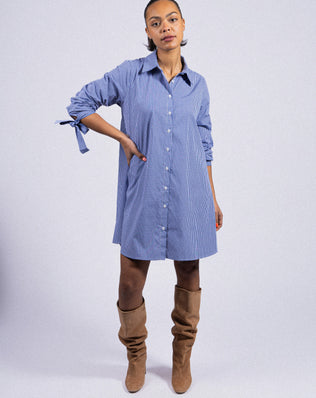 ROBE CHEMISE EN COTON LINA RDG