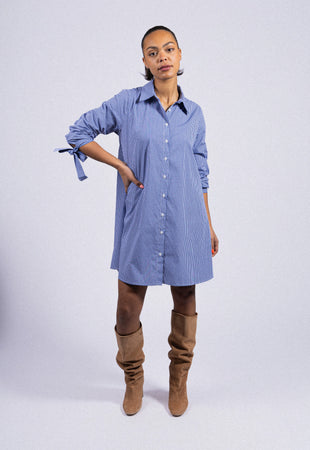 ROBE CHEMISE EN COTON LINA RDG
