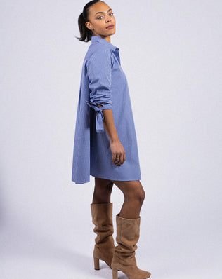 ROBE CHEMISE EN COTON LINA RDG