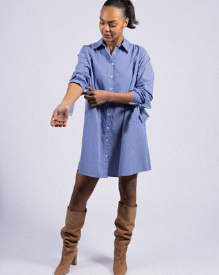 ROBE CHEMISE EN COTON LINA RDG