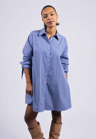 ROBE CHEMISE EN COTON LINA RDG