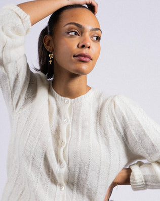 CARDIGAN EN MAILLE CLAIRE RDG