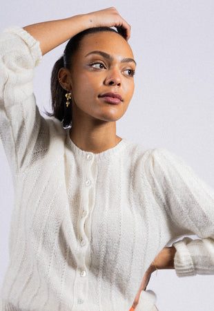 CARDIGAN EN MAILLE CLAIRE RDG