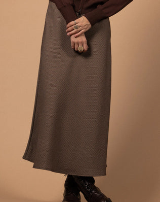 JUPE LONGUE À CARREAUX Not specified