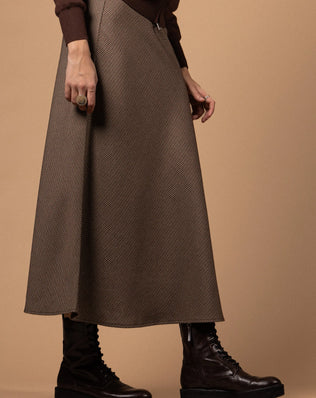 JUPE LONGUE À CARREAUX Not specified