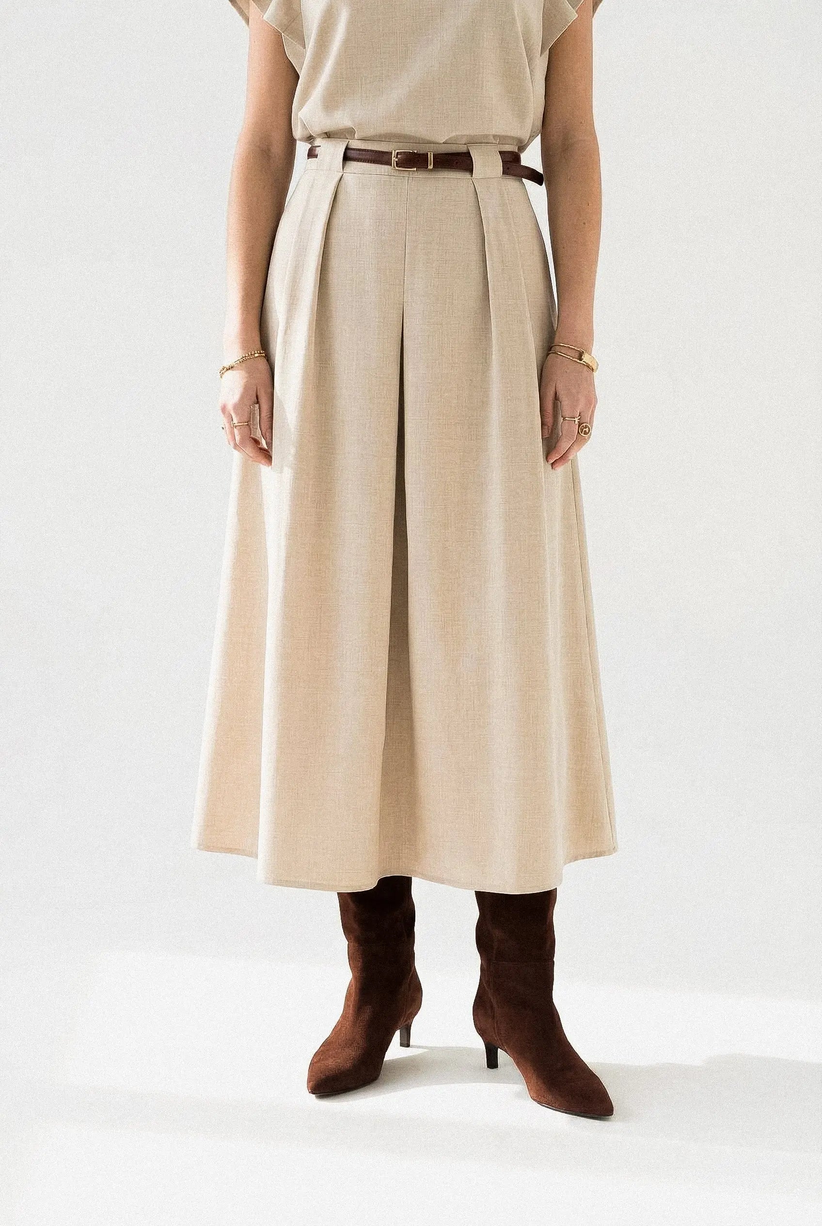 JUPE LONGUE TRAPÈZE ÉLISE Not specified