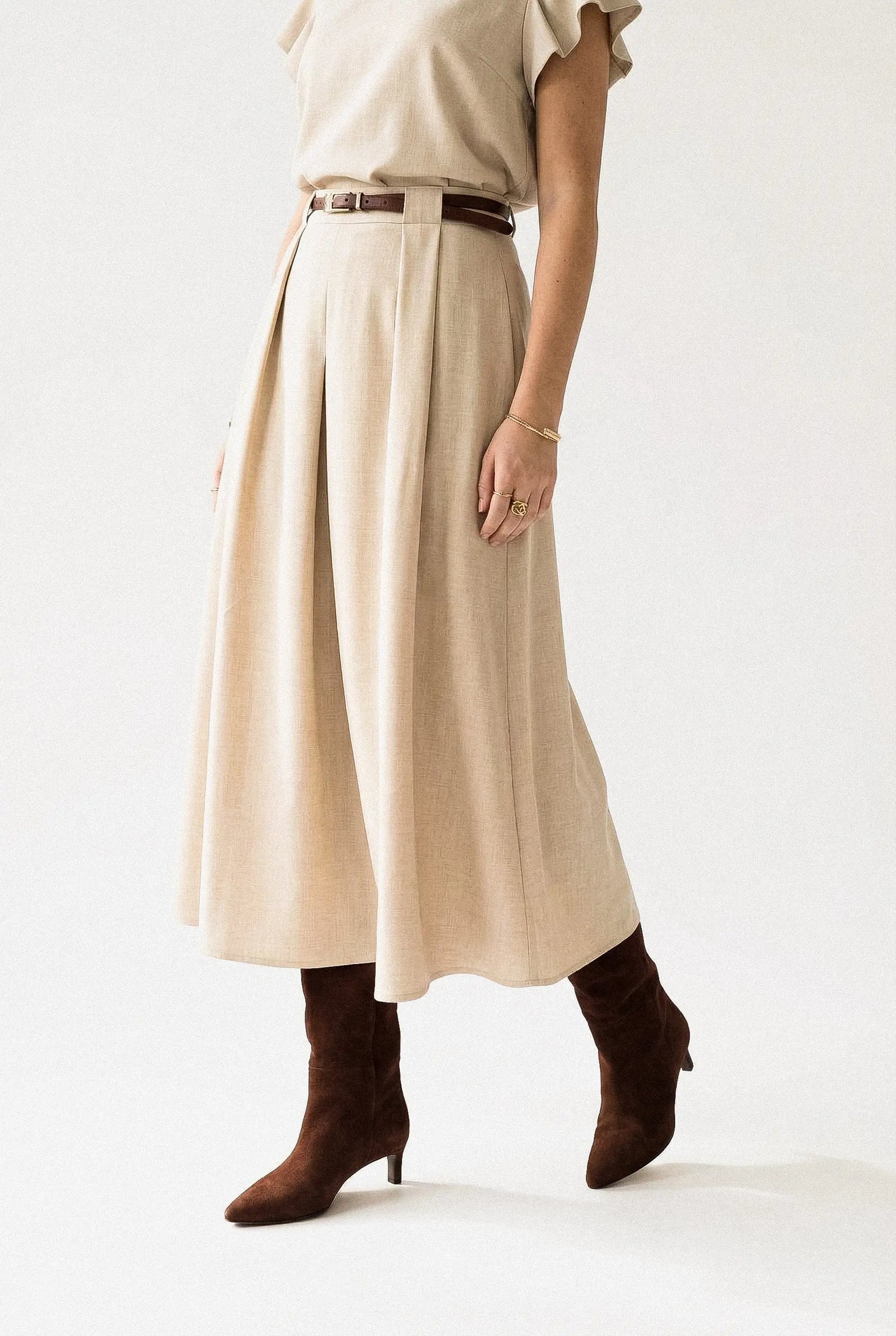 JUPE LONGUE TRAPÈZE ÉLISE Not specified