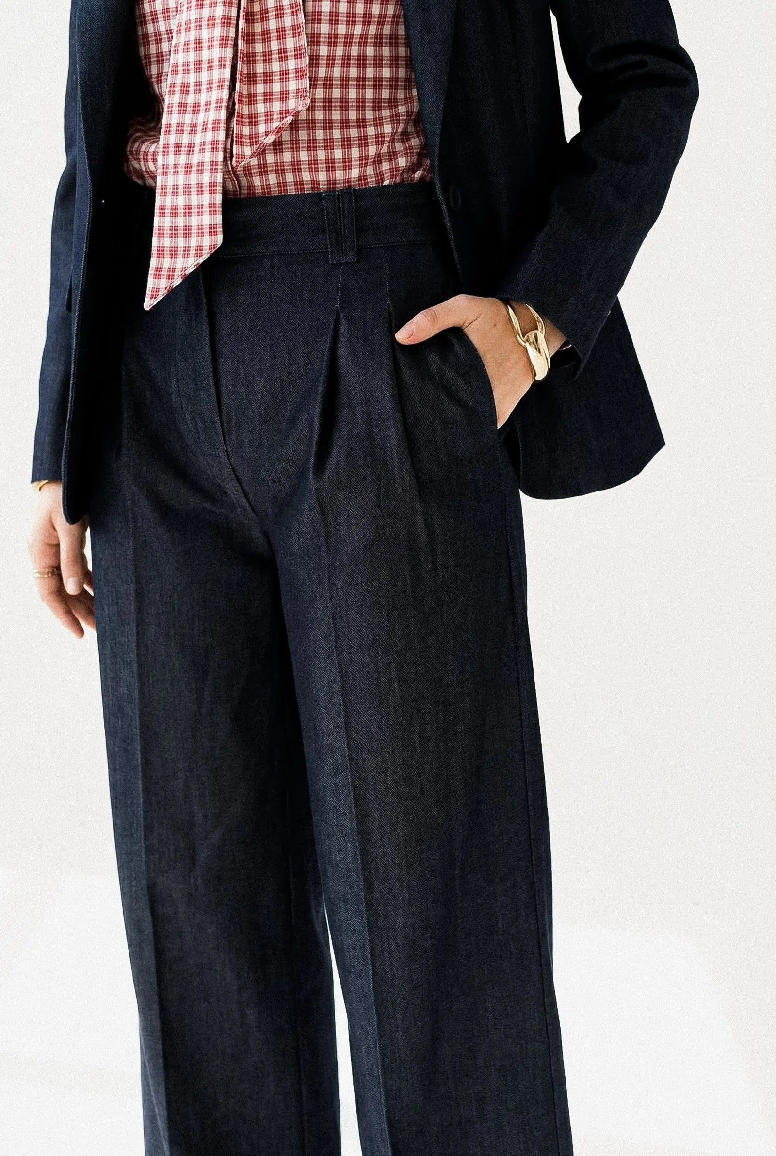 PANTALON À FRONCES ANAÏS Not specified