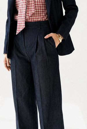 PANTALON À FRONCES ANAÏS Not specified