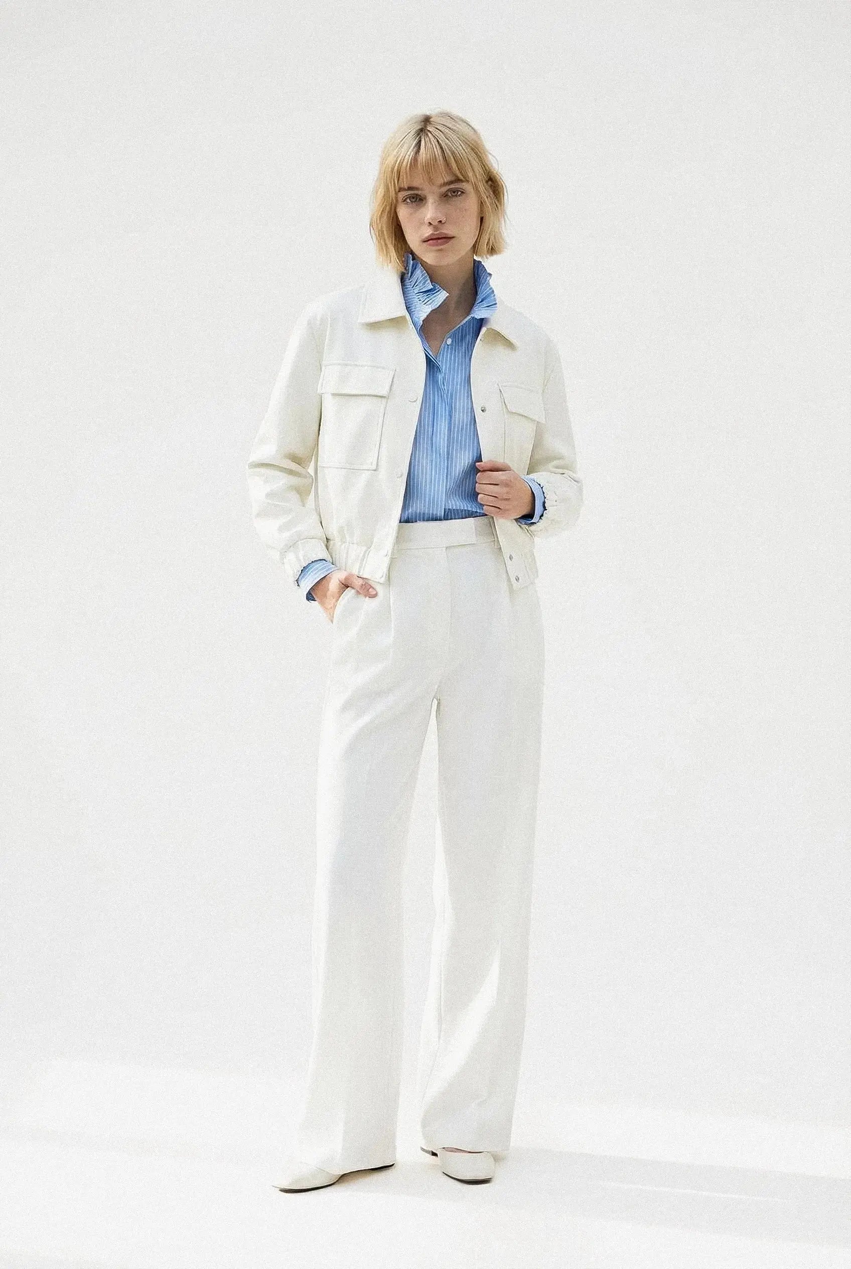 PANTALON LARGE ÉLÉGANT NORA Not specified
