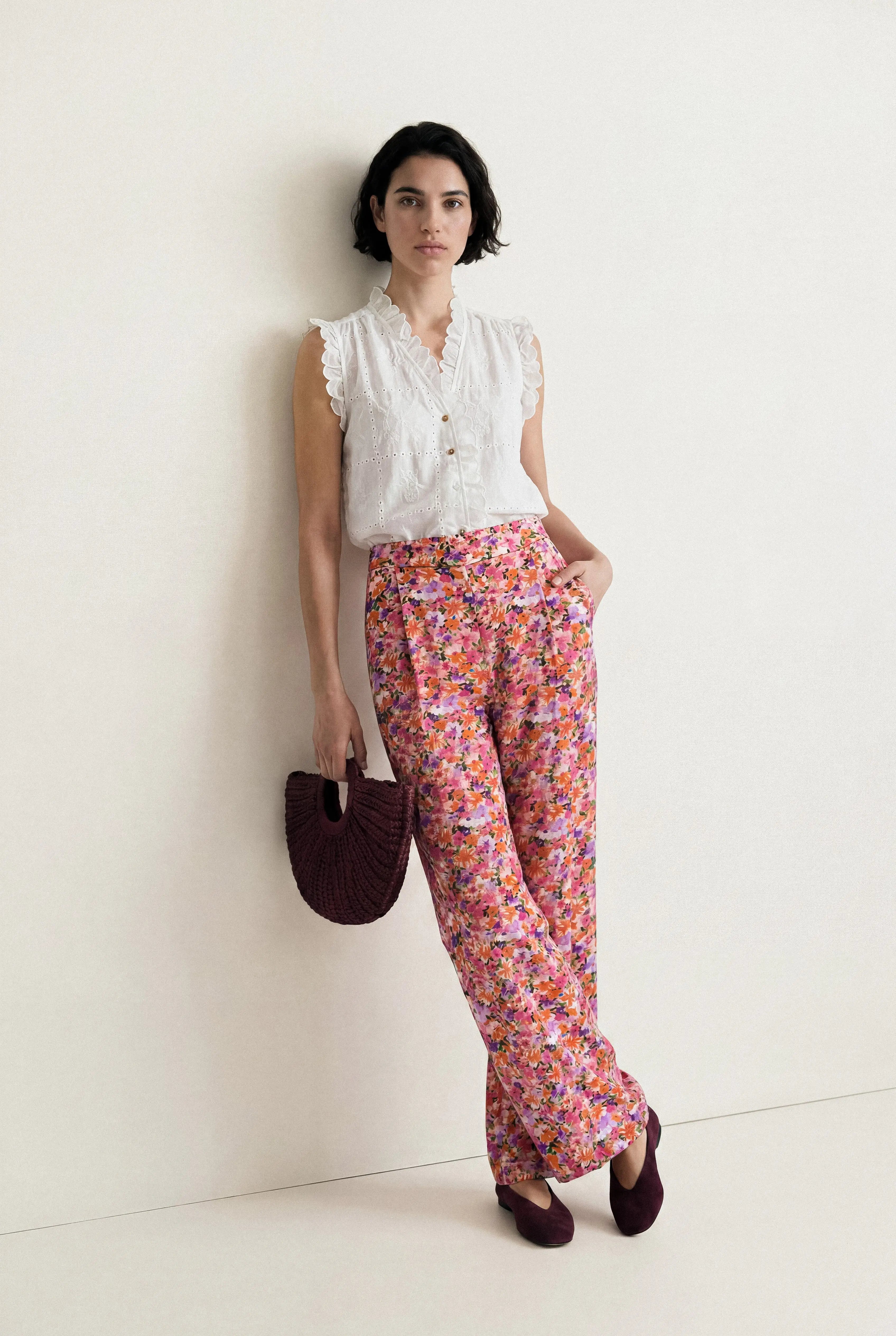 PANTALON IMPRIMÉ NINON