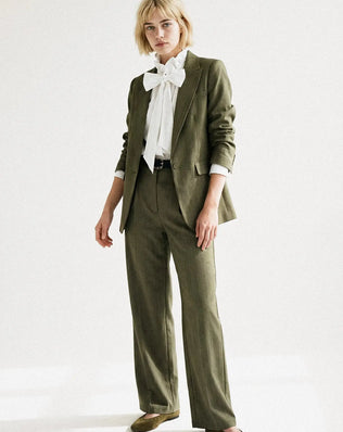 PANTALON LARGE CHEVRON MAËLLE Not specified