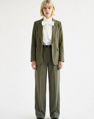 PANTALON LARGE CHEVRON MAËLLE Not specified