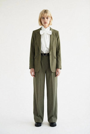PANTALON LARGE CHEVRON MAËLLE Not specified