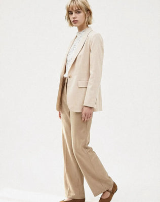 PANTALON LARGE CHEVRON MAËLLE Not specified