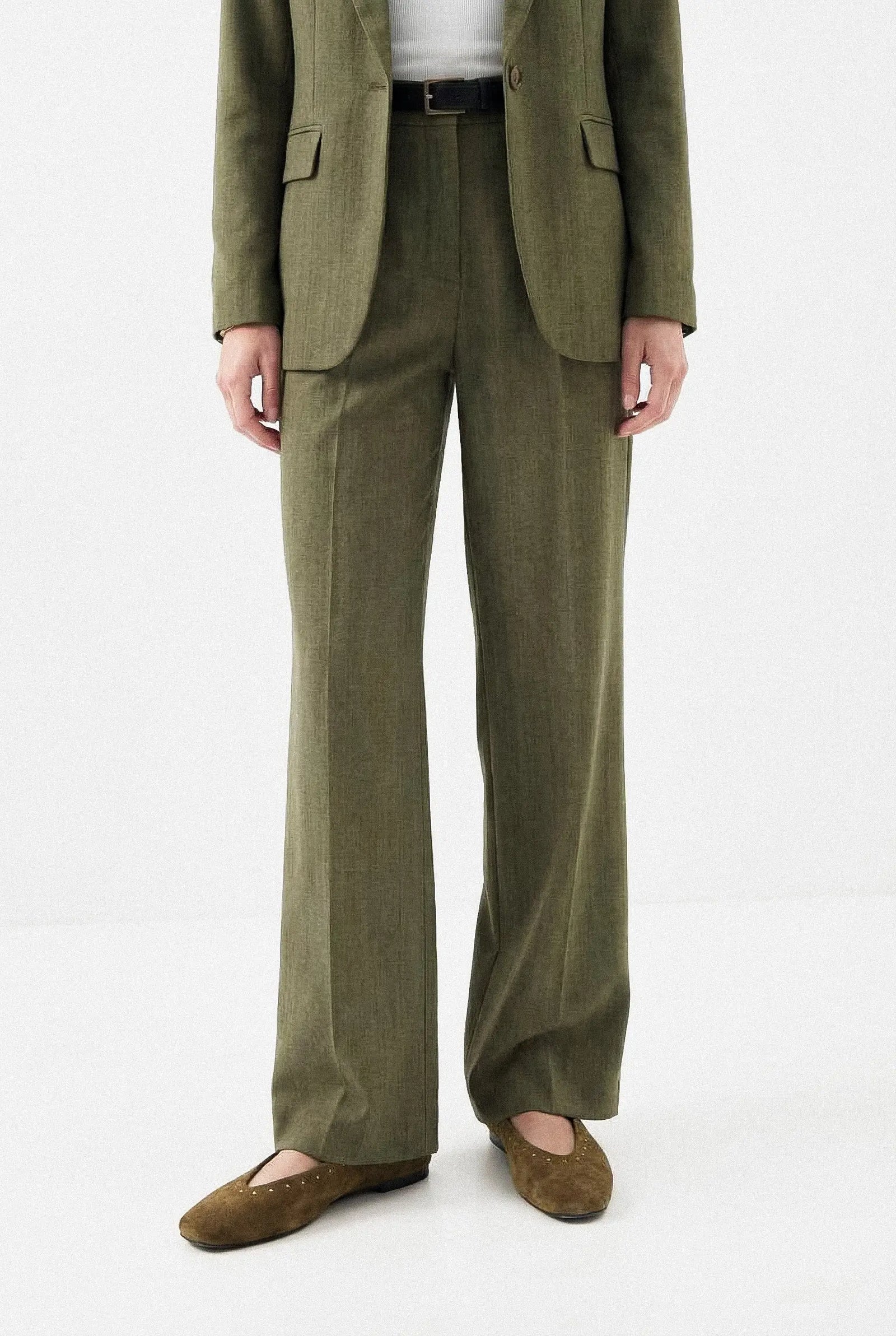 PANTALON LARGE CHEVRON MAËLLE Not specified