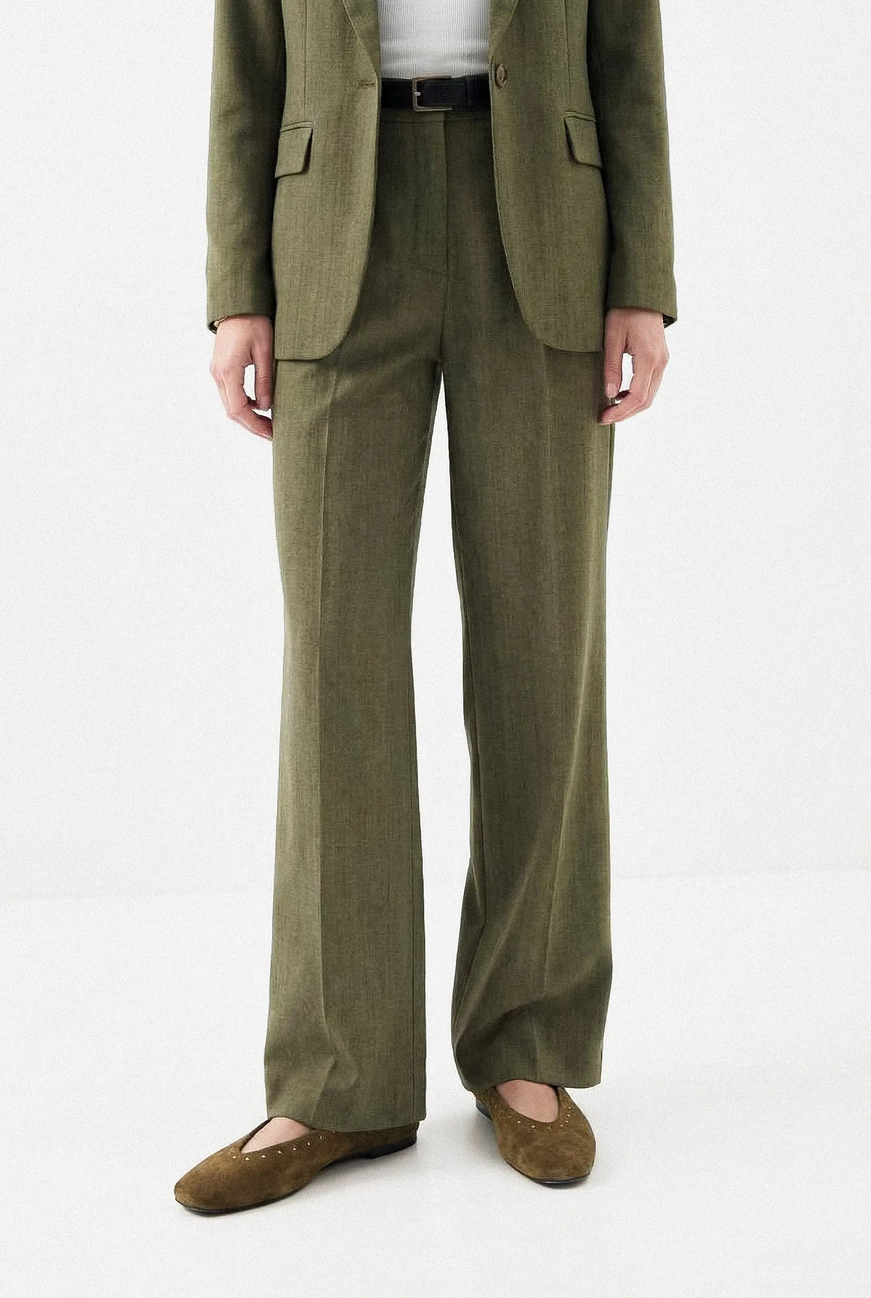 PANTALON LARGE CHEVRON MAËLLE Not specified