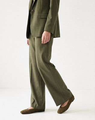 PANTALON LARGE CHEVRON MAËLLE Not specified