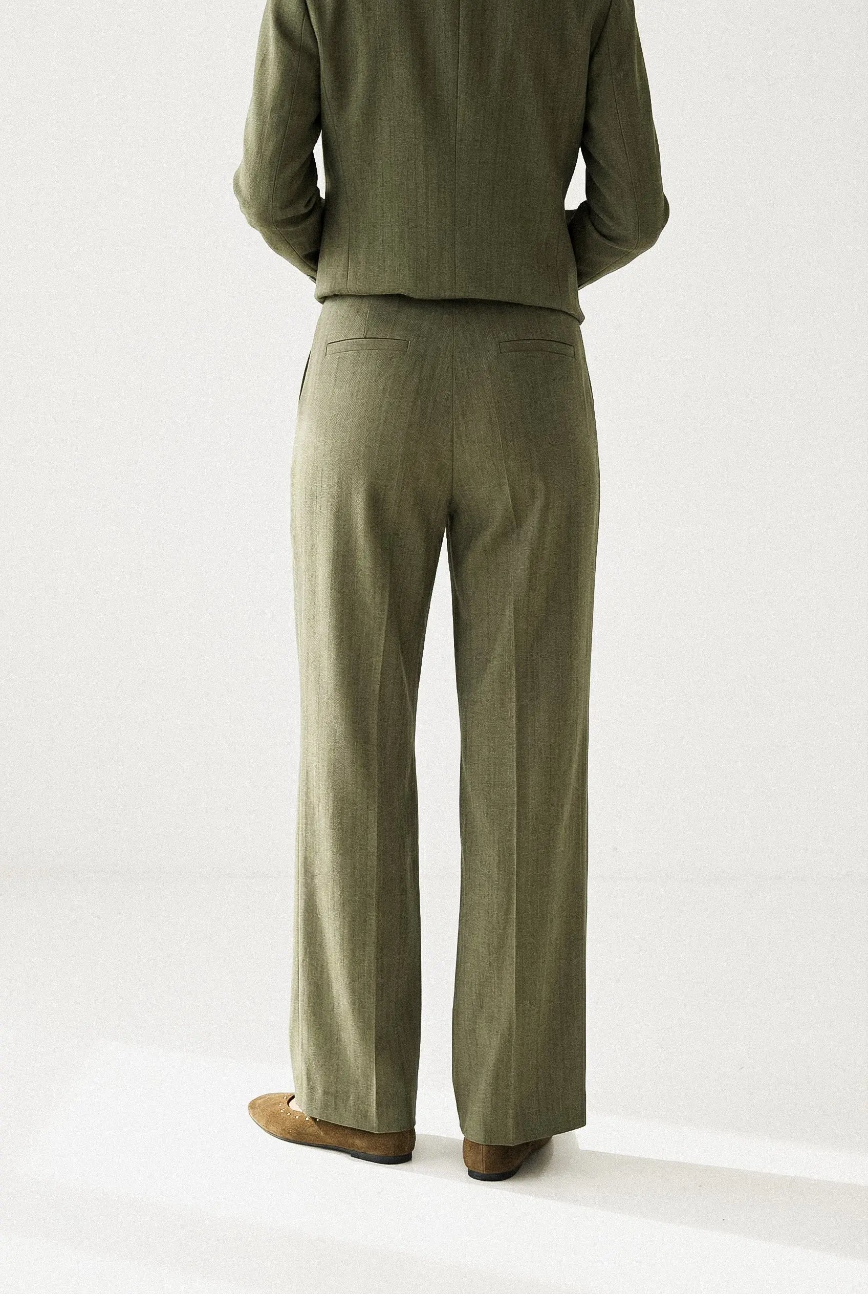 PANTALON LARGE CHEVRON MAËLLE Not specified