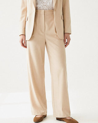 PANTALON LARGE CHEVRON MAËLLE Not specified