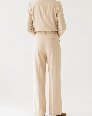 PANTALON LARGE CHEVRON MAËLLE Not specified