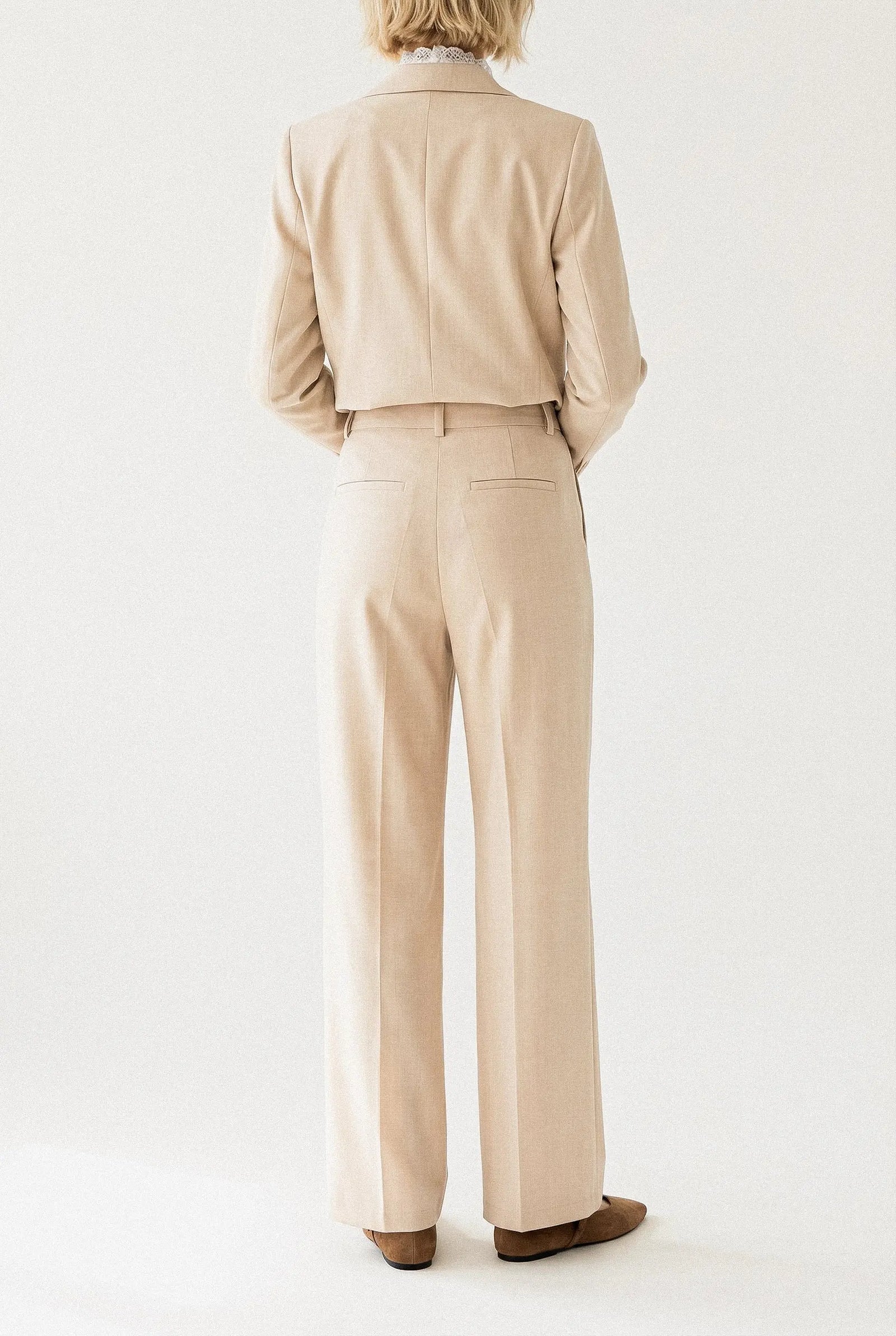 PANTALON LARGE CHEVRON MAËLLE Not specified