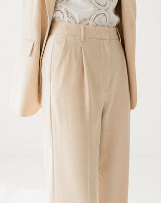 PANTALON LARGE CHEVRON MAËLLE Not specified