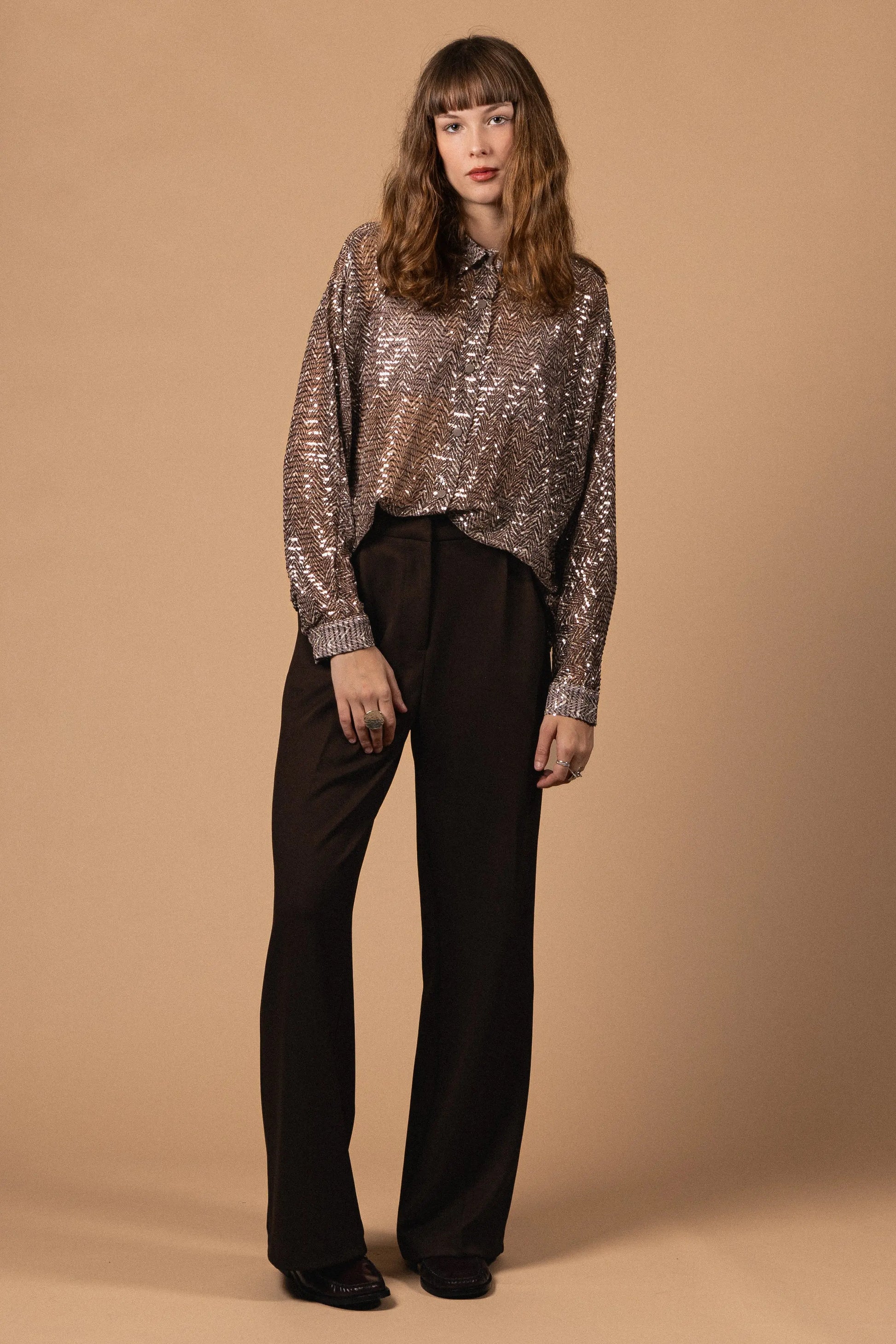 PANTALON LARGE ÉLÉGANT NORA Not specified