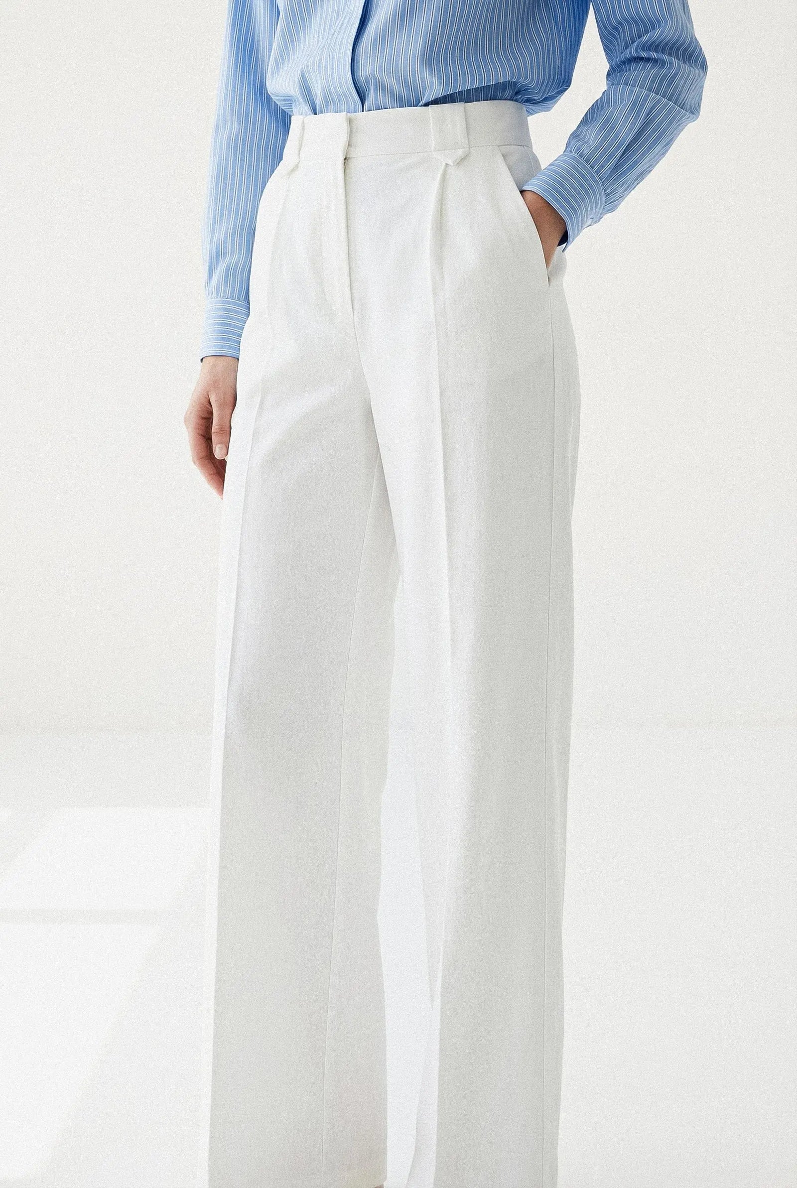 PANTALON LARGE ÉLÉGANT NORA Not specified