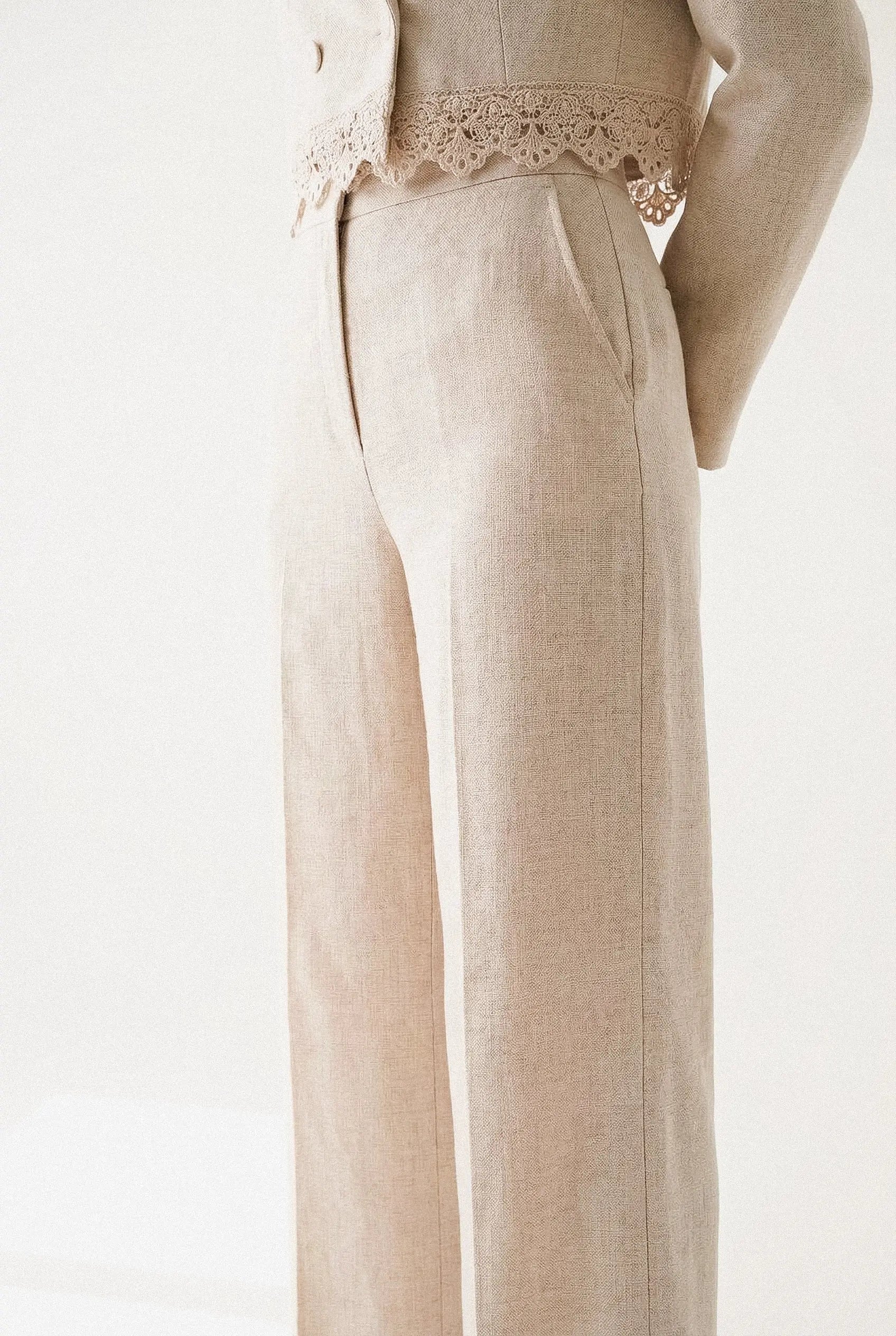 PANTALON TEXTURÉ MARGOT Not specified