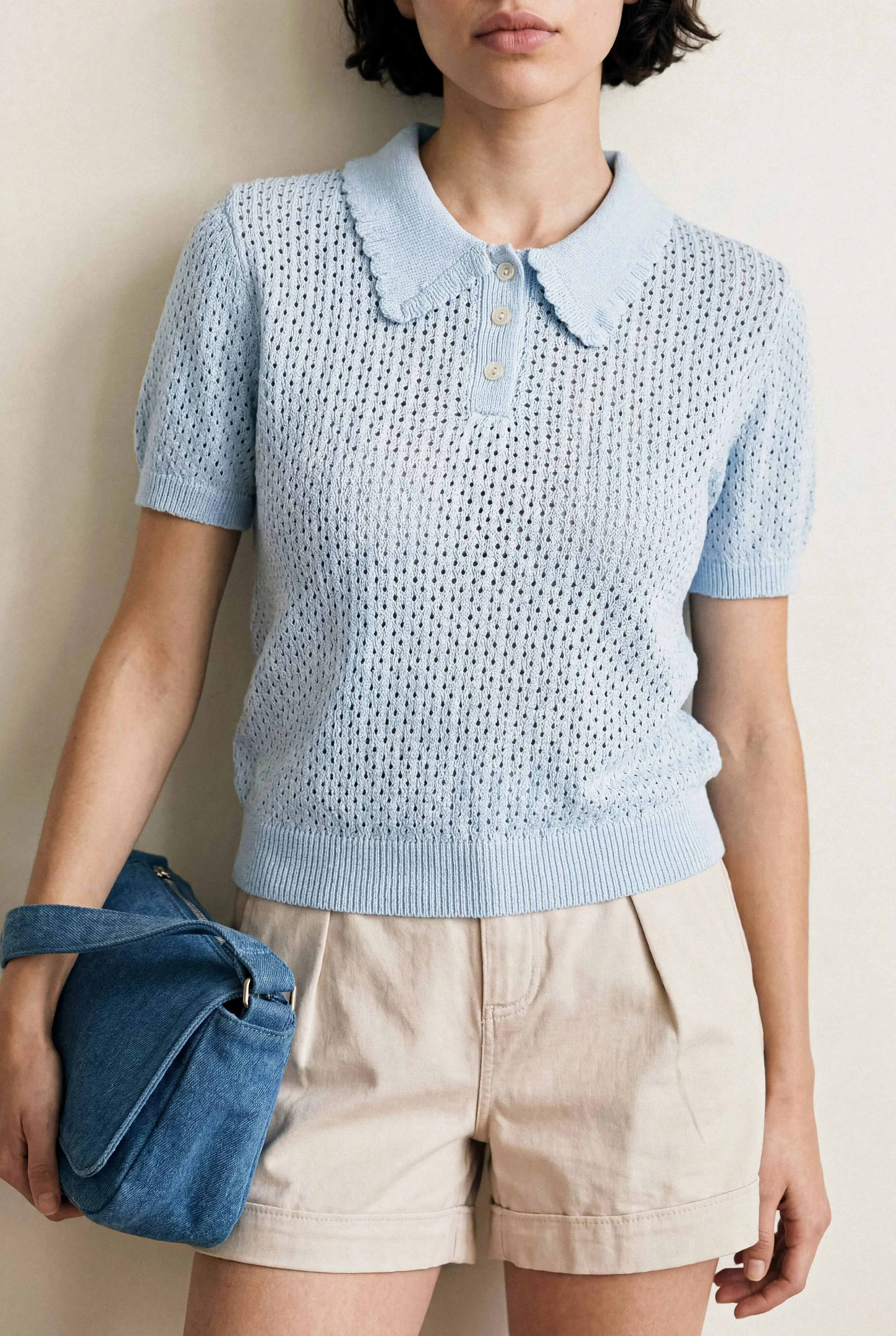 POLO EN MAILLE FINE NAÏS BELLA STAGIONE