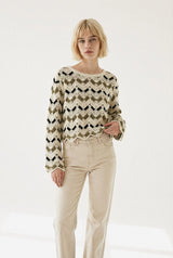PULL AJOURÉ EN MAILLE ÉDÉN Not specified
