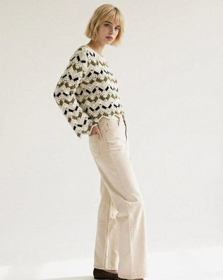 PULL AJOURÉ EN MAILLE ÉDÉN Not specified