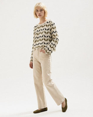 PULL AJOURÉ EN MAILLE ÉDÉN Not specified