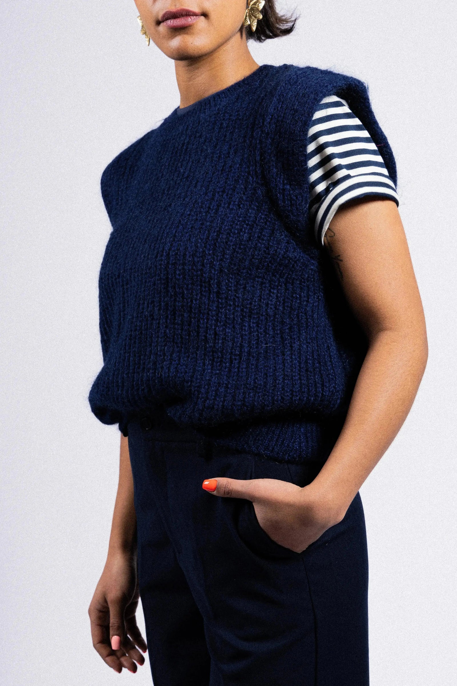 Pull sans manche RDG