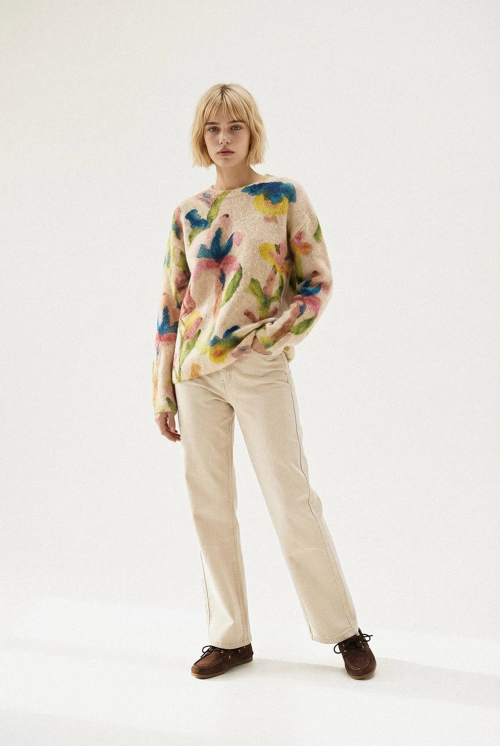 PULL PRINTEMPS FLORAL SYBILLE Not specified