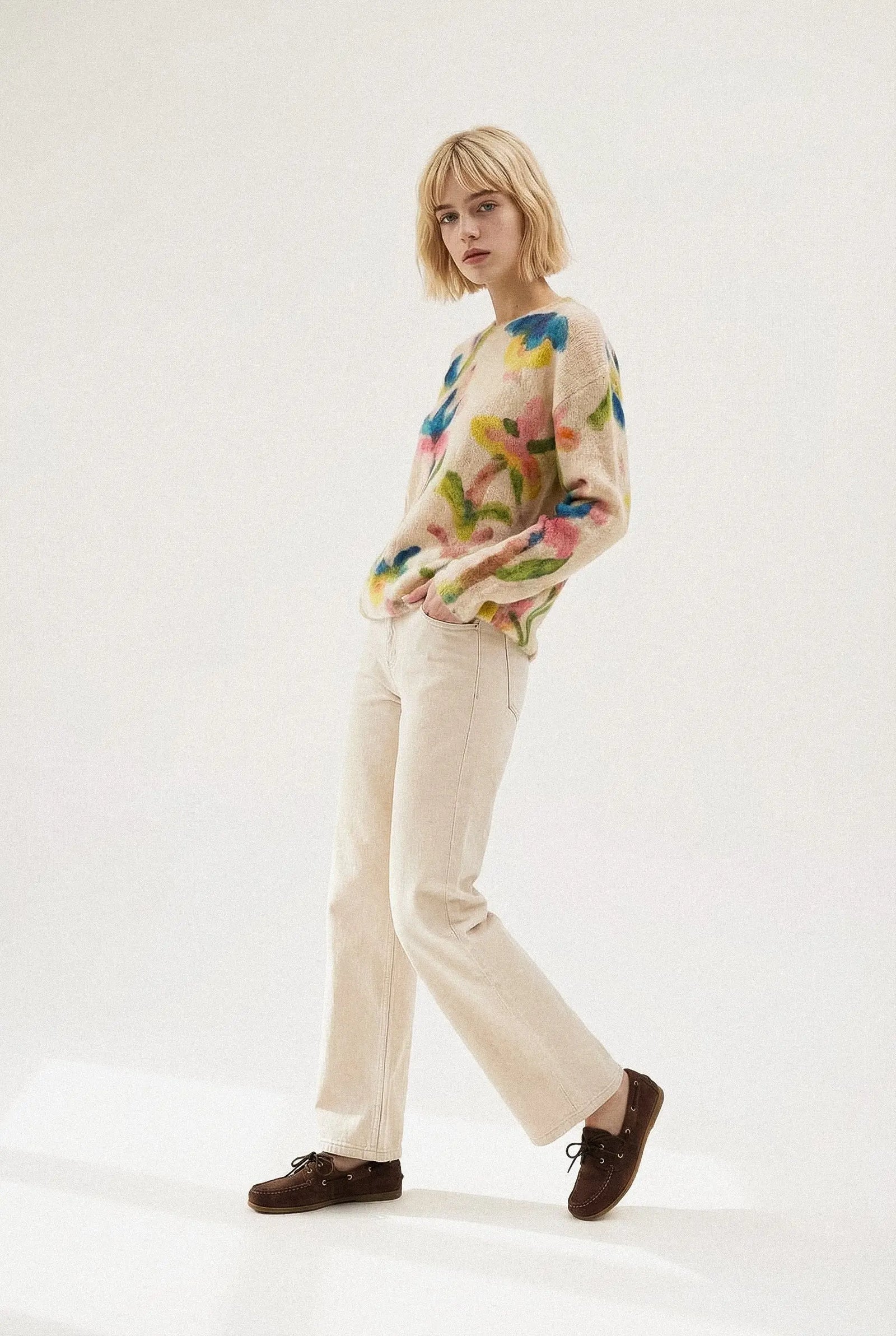 PULL PRINTEMPS FLORAL SYBILLE Not specified