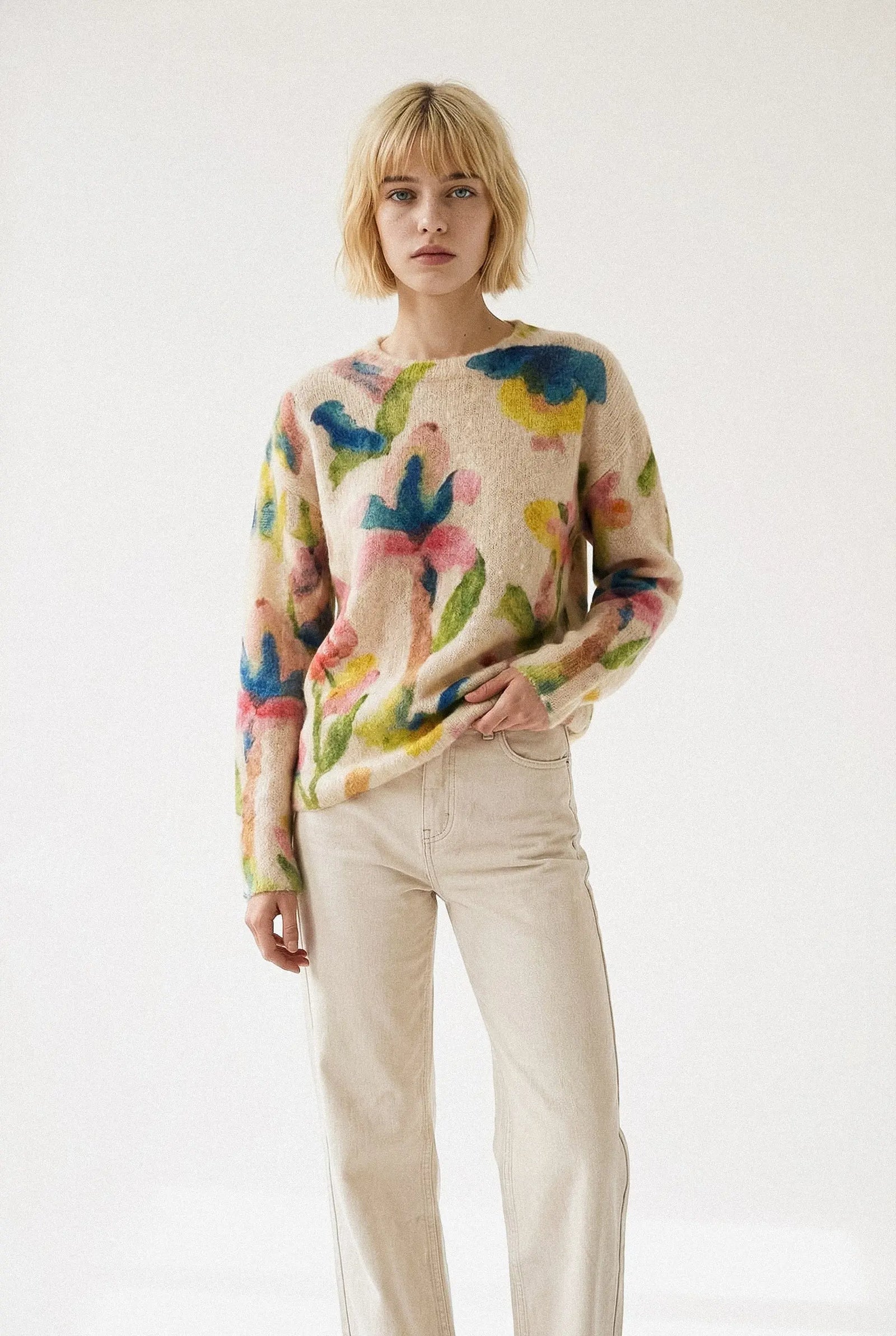 PULL PRINTEMPS FLORAL SYBILLE Not specified