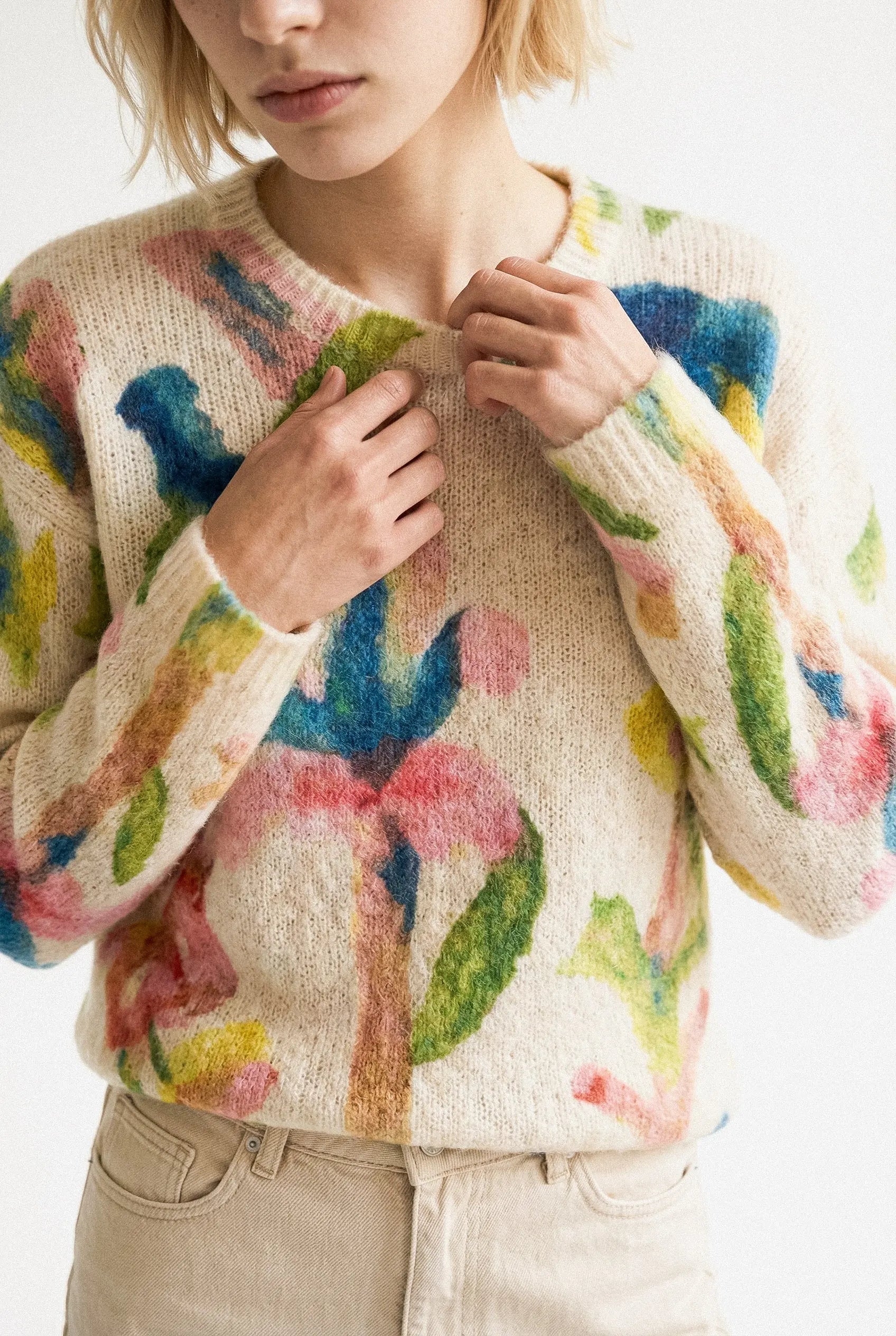 PULL PRINTEMPS FLORAL SYBILLE Not specified