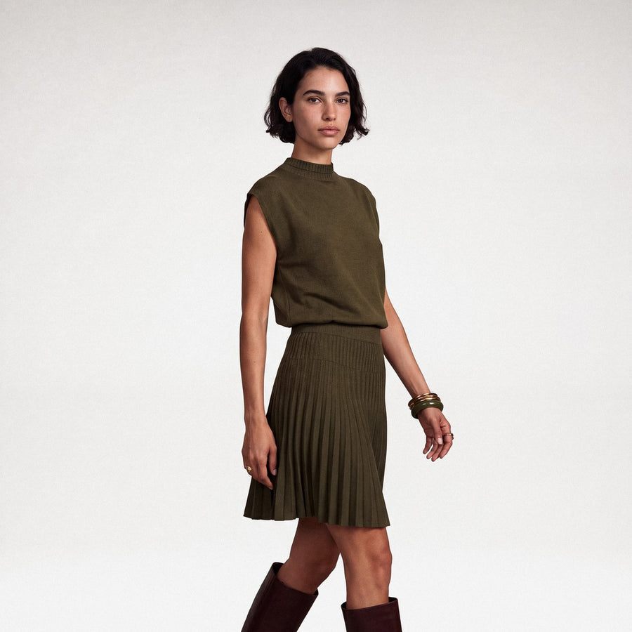 Carrousel Meta Back home — Top Marthe et Jupe Églantine kaki
