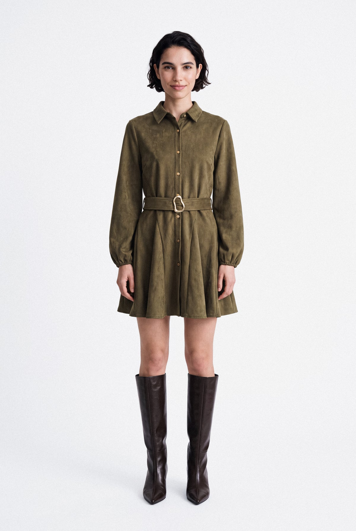 Robe Marianne, kaki