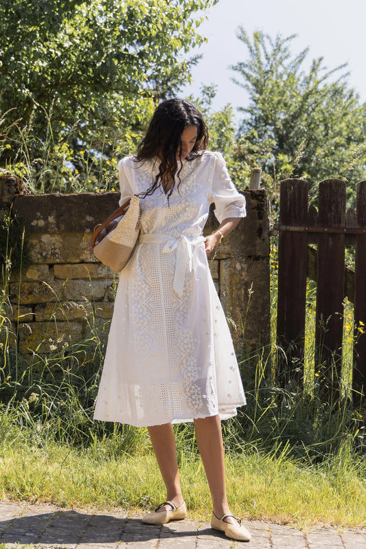 ROBE BLANCHE ÉLINA RDG