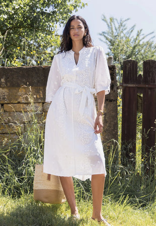 ROBE BLANCHE ÉLINA RDG