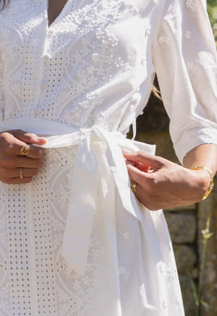 ROBE BLANCHE ÉLINA RDG