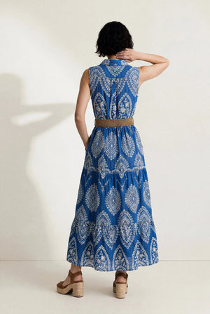 ROBE BRODÉE EFFET JEAN ARMELLE BELLA STAGIONE